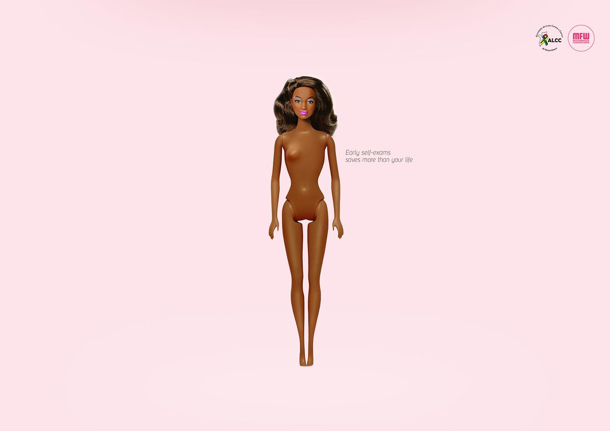 lacriaturacreat's tweet photo. Gráfica de @DDB_Worldwide para concienciar sobre el cáncer de mama en África #publicidad http://t.co/GOQvVOosjd
