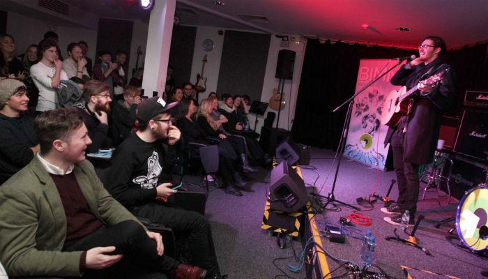 entertainmentIE's tweet photo. Hozier dropped in to @BIMMDublin yesterday to give students a masterclass. Sound lad. http://t.co/kEDfcmVzRj http://t.co/CXd07rMHzd