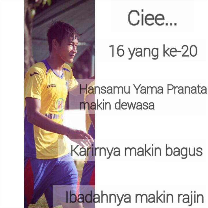 rianrtsr's tweet photo. Oyy defender barito putra @hanzamuyama http://t.co/gCfSmwvzoL