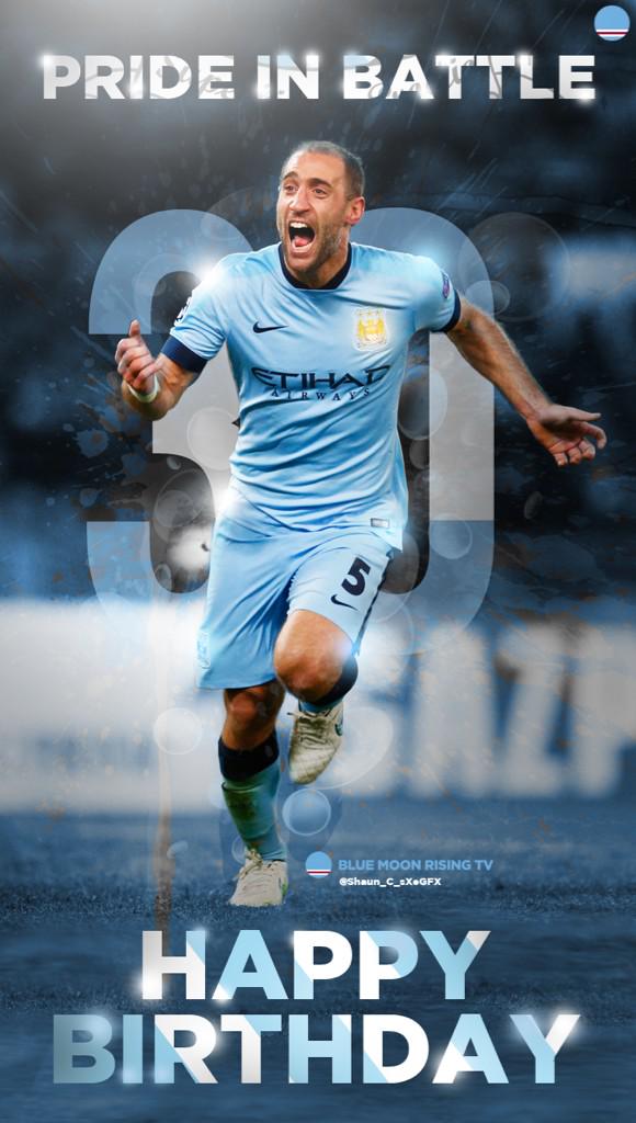 Happy birthday the \"lion on the pitch the man who bleeds blue hope you have a great day we love you 