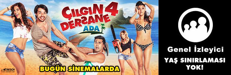 ÇILGIN DERSANE 4:ADA Bugün Vizyona girdi. Filmimizde YAŞ SINIRLAMASI YOK. Hepinize iyi seyirler. <a href="/dadaVELET/">ASLANHAN irfan</a>