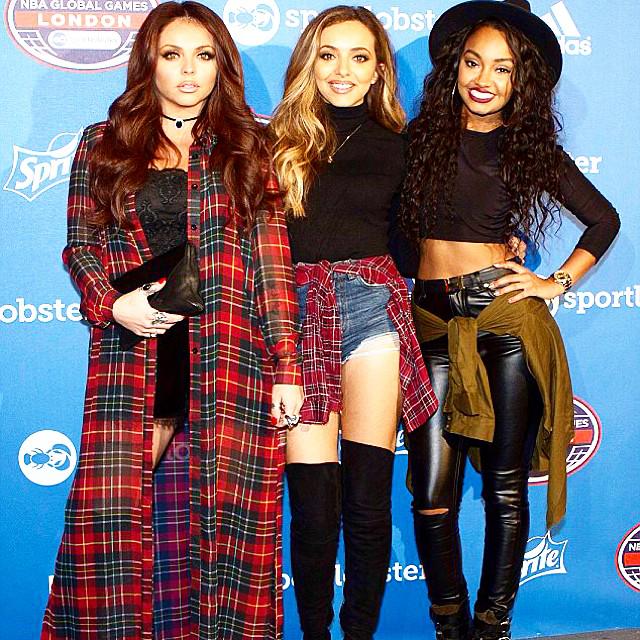 LittleMix's tweet photo. So much fun at the @NBA game last night with my ladies <3 xjesyx http://t.co/M7UNXqHsHP