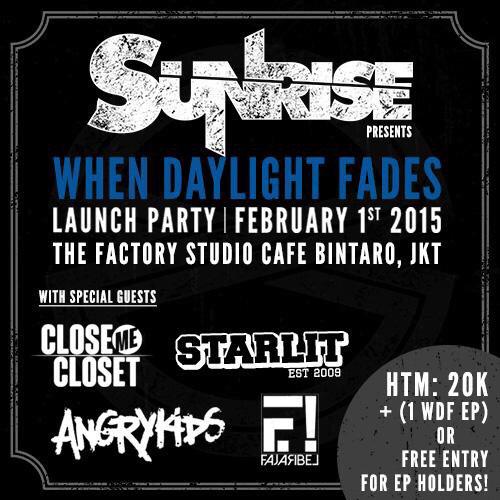 gigscorner's tweet photo. EP LAUNCH PARTY of @SunriseJKT | MINGGU - 1 FEB 2015 | @closemecloset @angrykids @starlitpoppunk | http://t.co/F3xzOknsYe