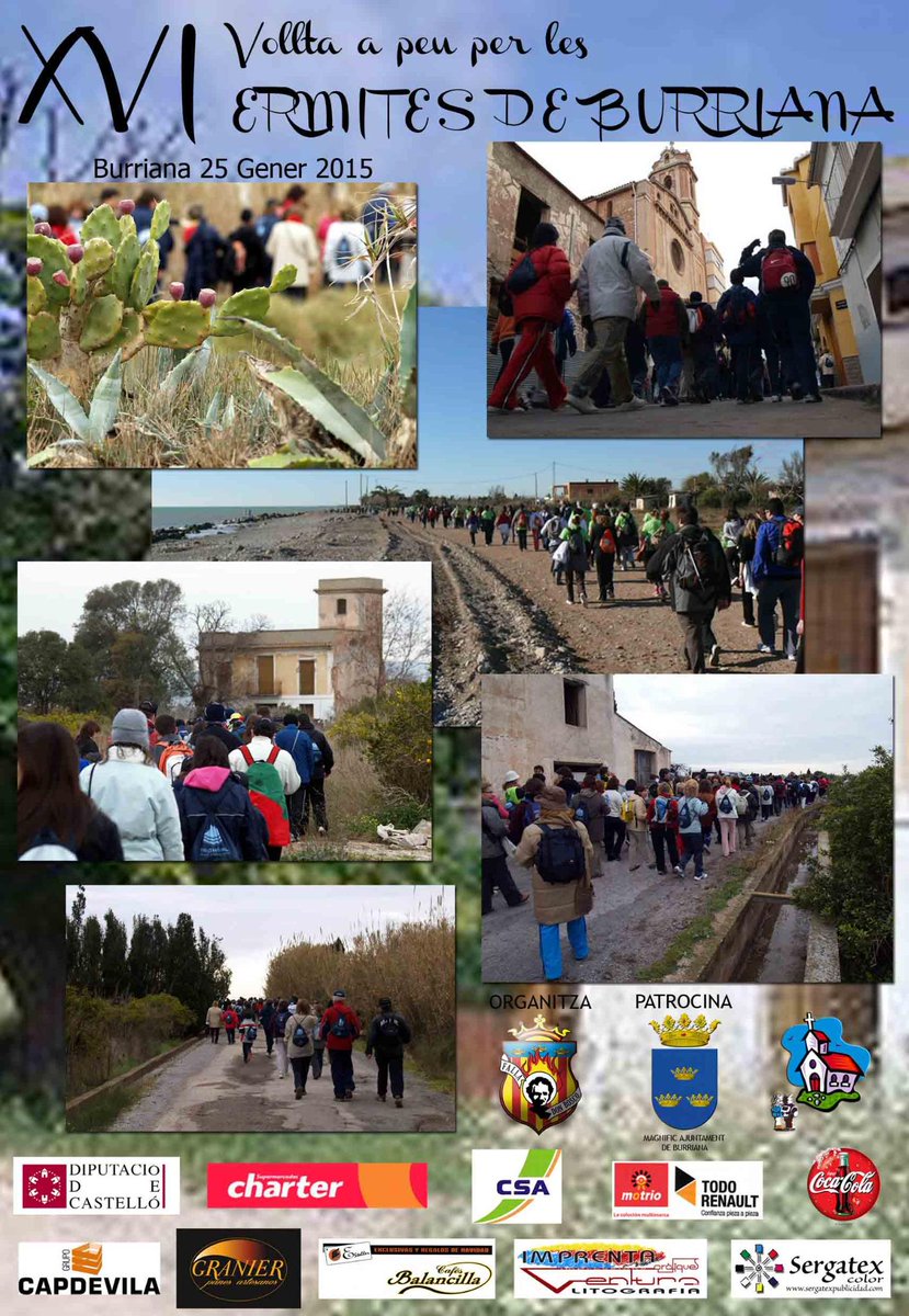 La <a href="/FallaDonBosco/">Falla Don Bosco</a> organitza el dia 25 la XVI Volta a peu a les ermites de #Borriana burriana.es/index.php?opti… #Burriana