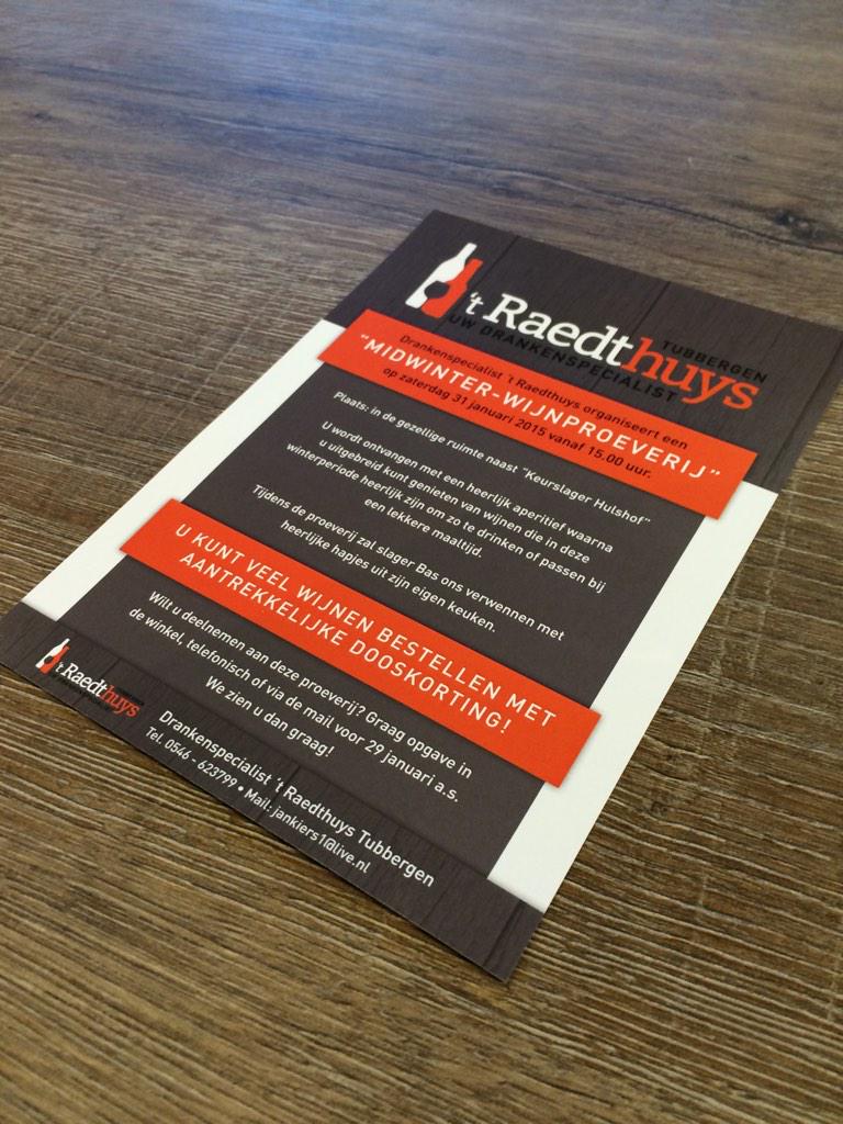 Hele mooie flyers voor een evenement dat wel wat aandacht mag hebben.