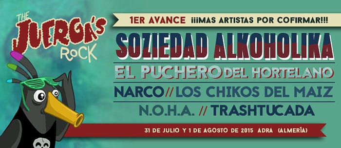Fechas y primeros grupos confirmados para el festival almeriense Juerga's Rock  manerasdevivir.com/noticias/55516/