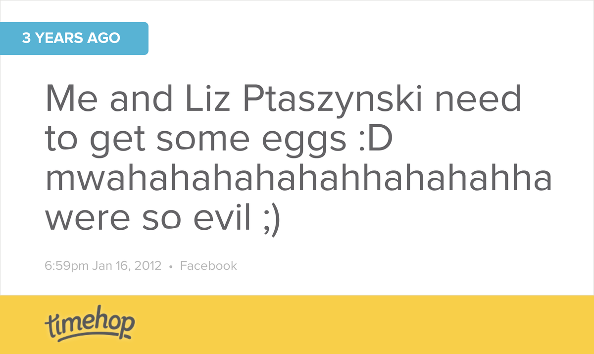 Bremeister's tweet photo. yet we have never actually egged anyone lol. http://t.co/O1FUQ1toZZ http://t.co/reZpdBAz17