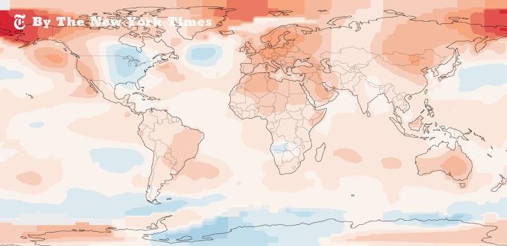 The 10 warmest years on record have all occurred since 1997, and 2014 was the hottest yet. nyti.ms/1CfPTs5