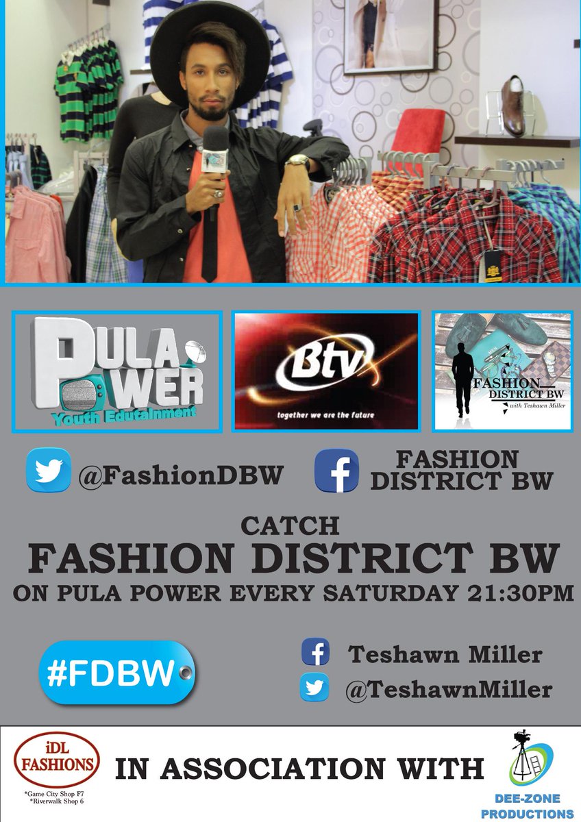 FashionDBW's tweet photo. #FDBW
Catch @FashionDBW on @PULA_POWER this Saturday 21:30 pm (Btv). http://t.co/6XeiMyn00J