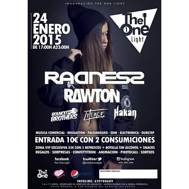 salatheonelight's tweet photo. ¡Hoy vamos a daros una gran sorpresa a todos los que os encanta @RADNESSDJ y de las buenas! #TheOneLight http://t.co/9fVzN1xoJ9