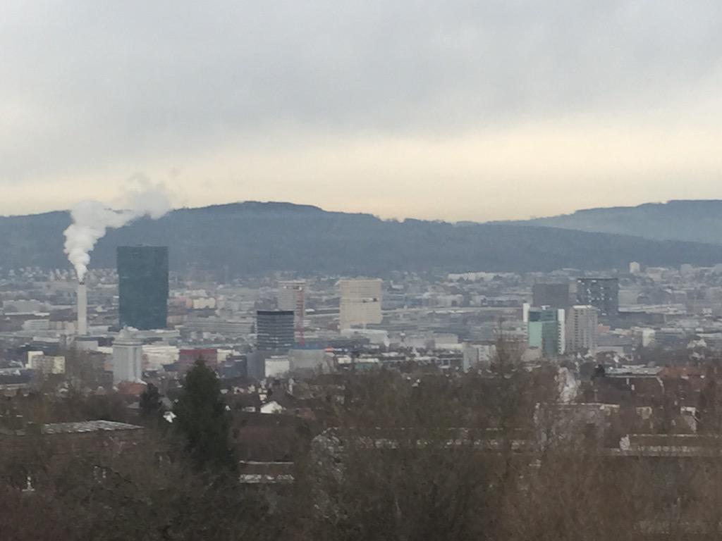 Great view of Zurich on a morning run!