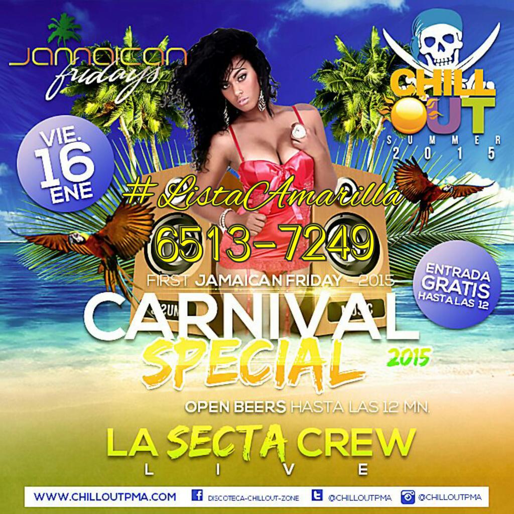 DStarkSocial's tweet photo. HOYYYYY VIERNESSSSSSS 16
DISCOTECA @ChillOutPma 🎉🍺
CARNIVAL SPECIAL by 
LA SECTA CREW 🎧
#ListaAmarilla #65137249 📰 http://t.co/UplAk7FDeI