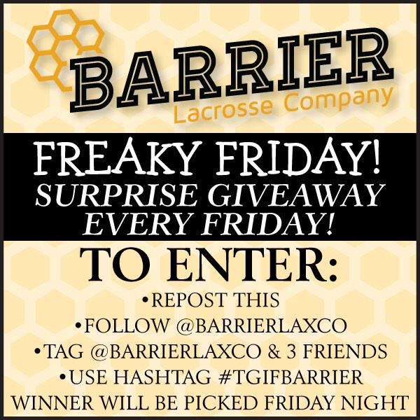 barrierlaxco's tweet photo. Happy Friday everyone! Check out our giveaway over on Instagram! http://t.co/Ts37CrxhAJ