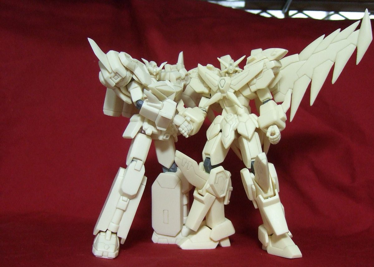 超次元ロボ ダイユーシャ　パーツ マウントフジをバックにがっちり握手のポーズ』だ…！RT @aranga