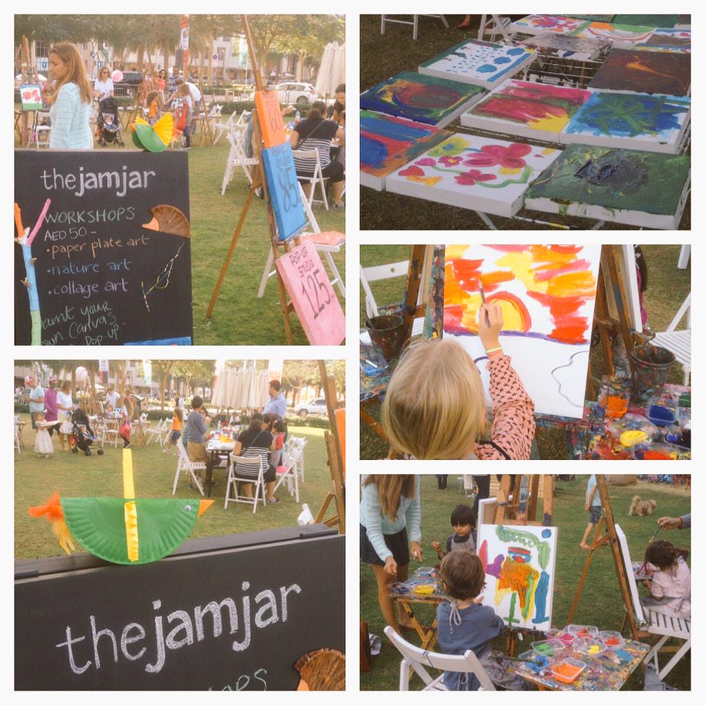 thejamjardubai's tweet photo. We're having a fantastic time at #dsfmarketotb come by this weekend and next! #diy #painting #art #workshops http://t.co/Gm4jM1lUTD