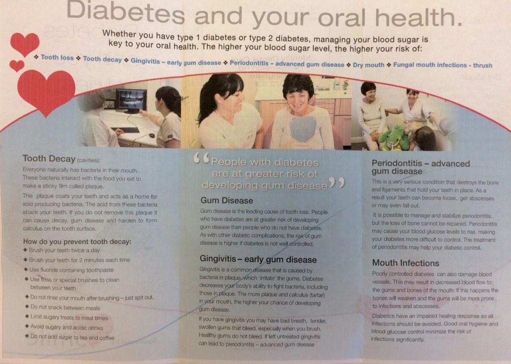 Walk in appointment available with our award winning dental hygienist for diabetic patients (01642) 554299 #Teesside