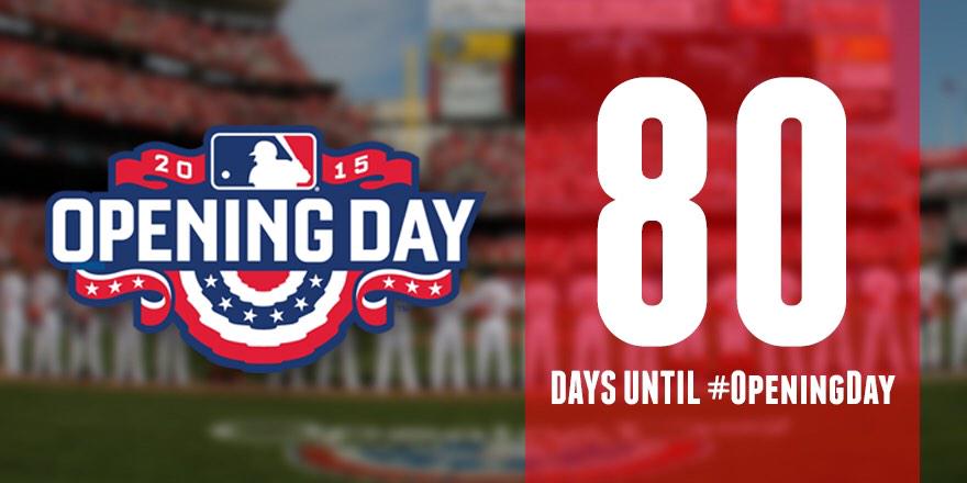 Happy Friday. 80 to go. #OpeningDay