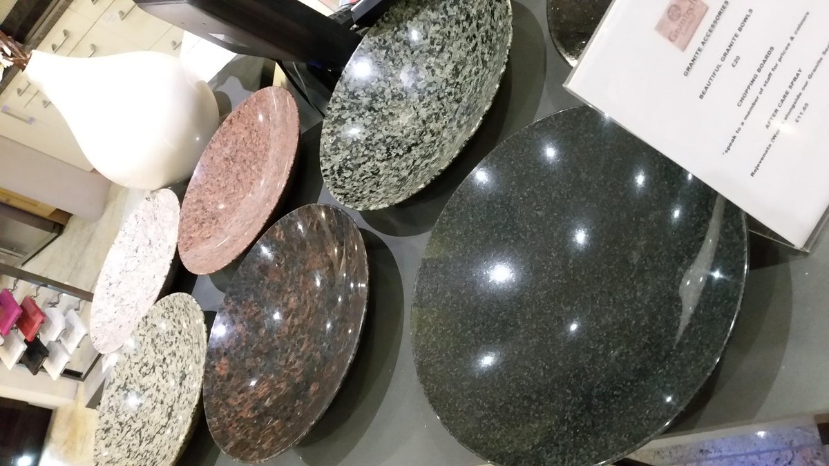 GrantechGranite's tweet photo. We stock beautiful Granite Accessories,from bowls to chopping boards &amp; after care products.See staff for prices http://t.co/wWNJChHvIA