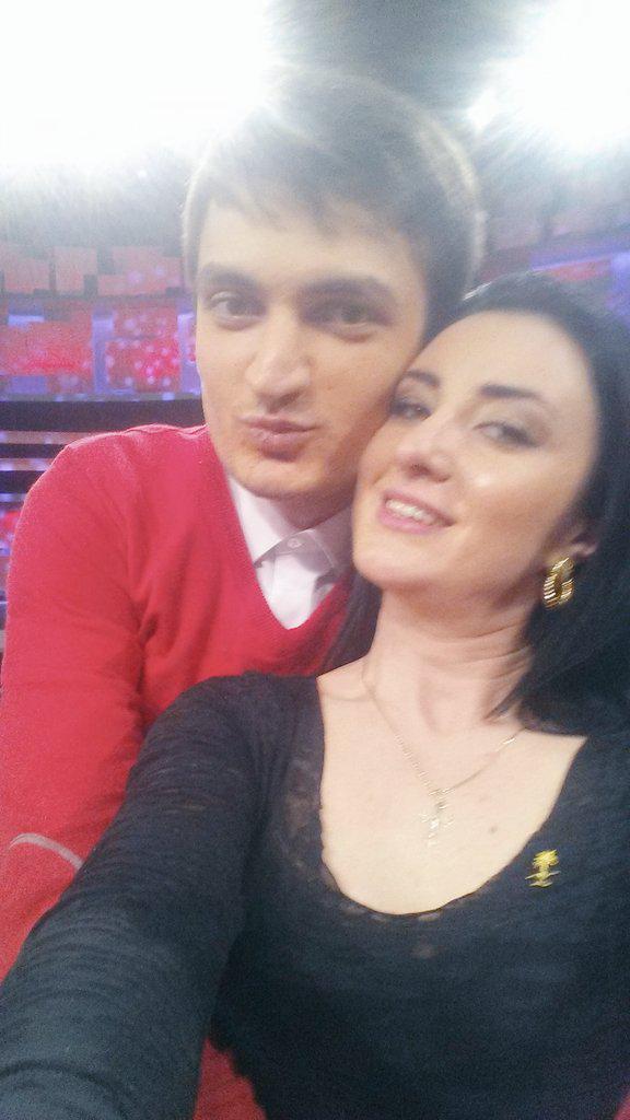 AldaShehi's tweet photo. With the best @EraldoRe last night show... #TopShow http://t.co/kSP5pOBA70