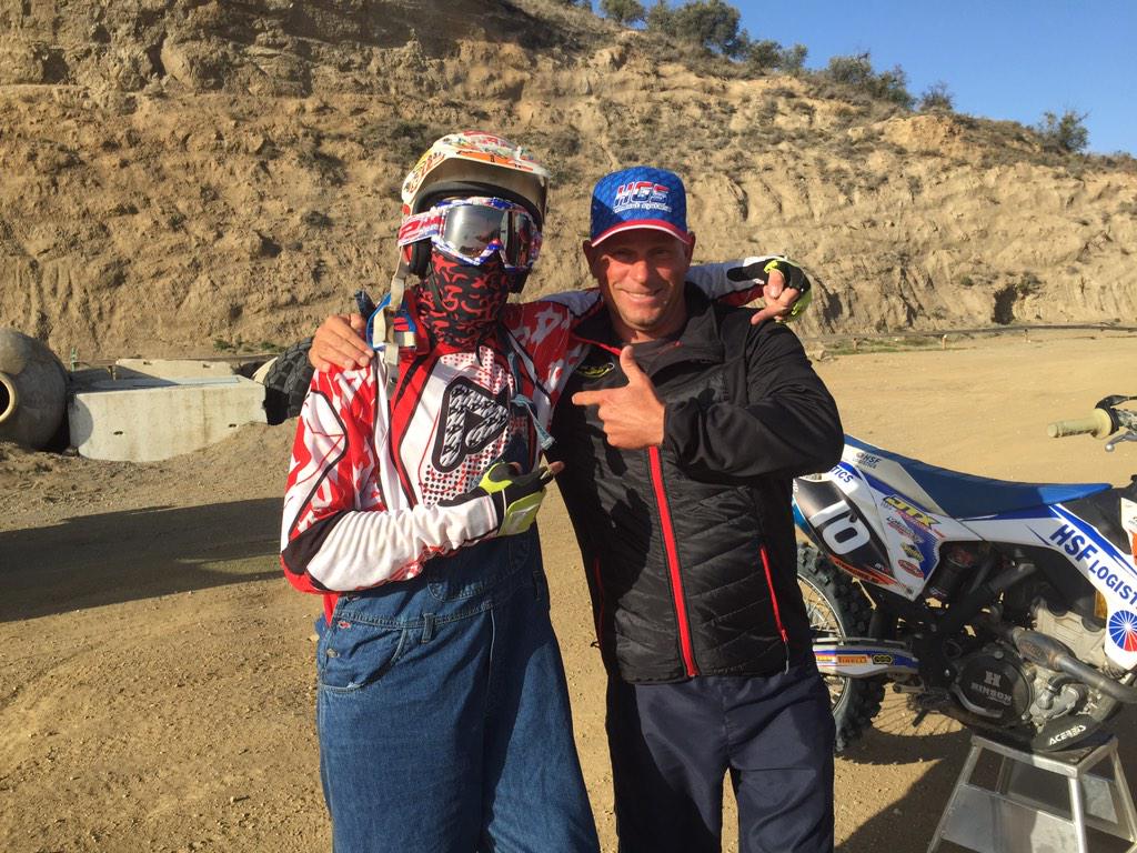 With my craziest student <a href="/Fake_RonnieMac/">Ronnie Mac</a> #promxtraining
