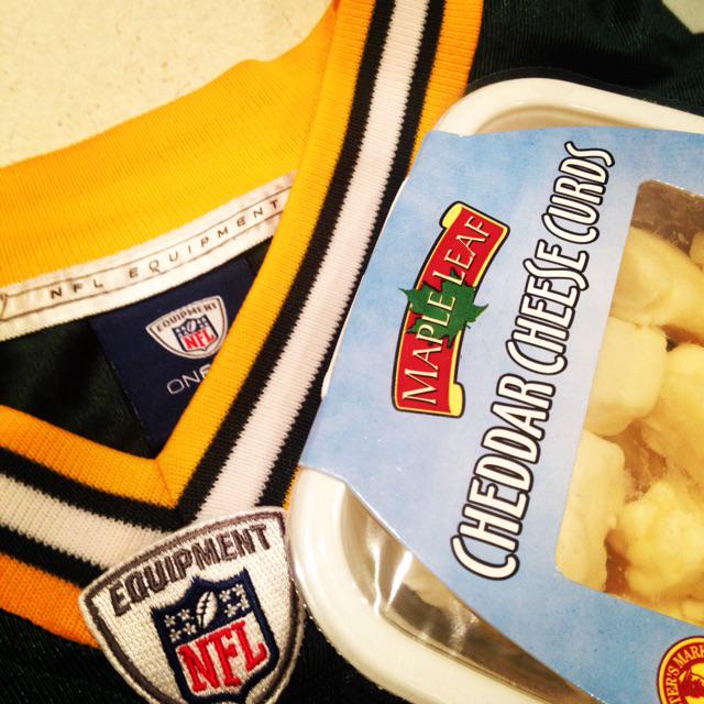 Gettin ready for Sunday! #gopackgo #cheesecurds4all
