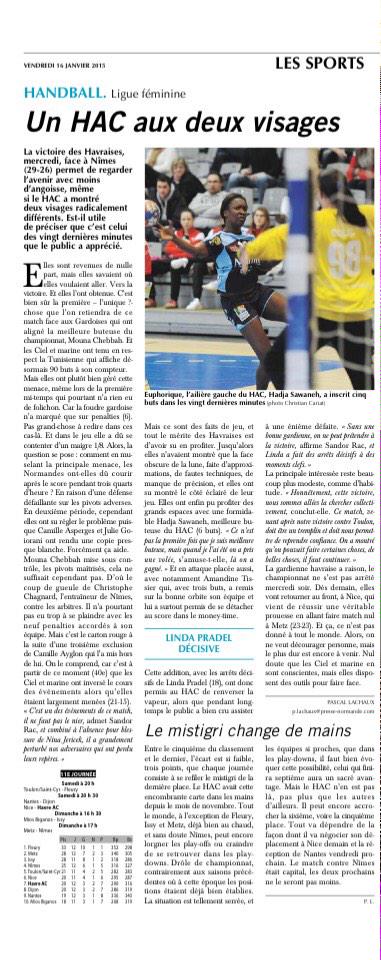 JejayLH's tweet photo. @paris_normandie "Un @Hac_Handball à deux visages" @lowaya971 @haadja10 @Jessicalonso18 @MarineDg11 @deanamdesousa http://t.co/VKMTBBPsrc