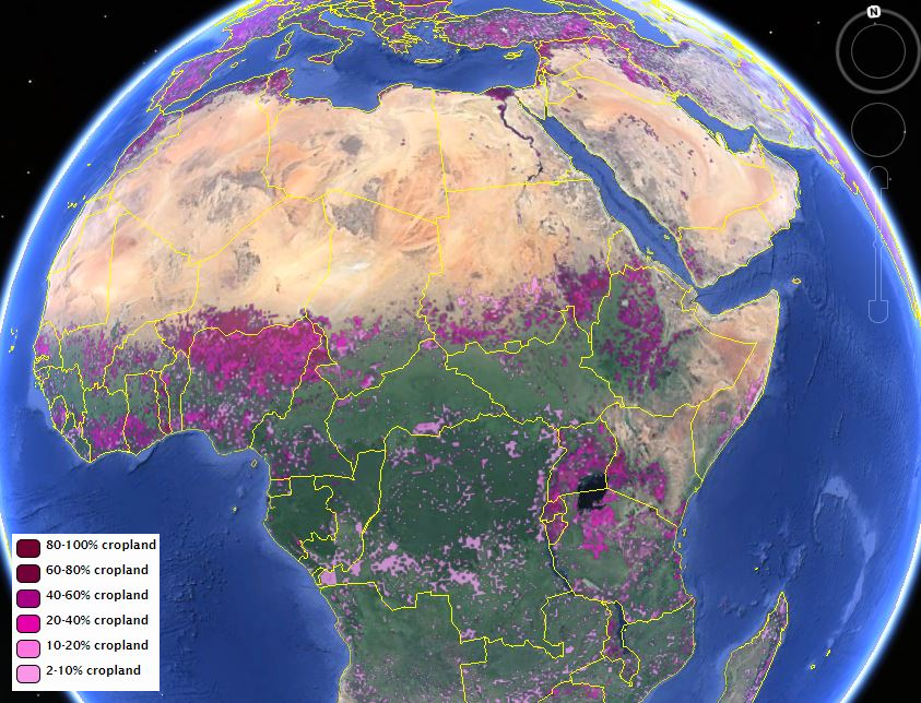 Finding farmland: Check out the new global #cropland map from <a href="/iiasavienna/">IIASA</a> and <a href="/ifpri/">IFPRI</a>  bit.ly/1G60uMt