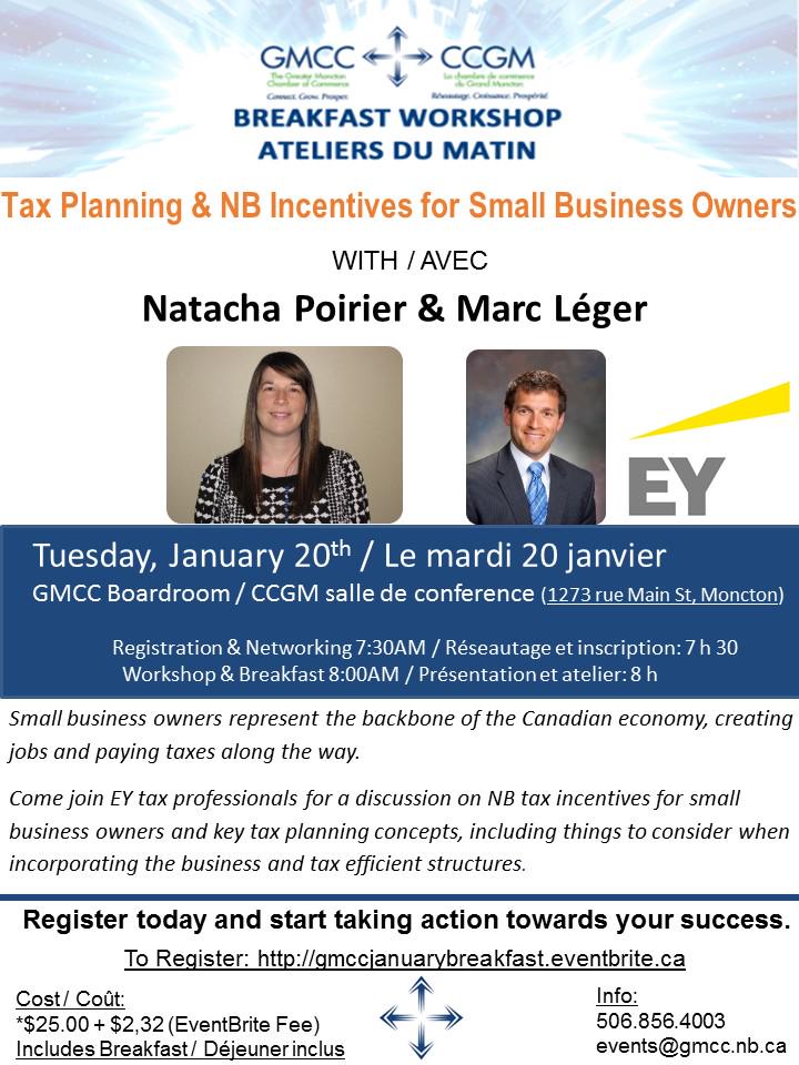 ceoccgm's tweet photo. Tax Planning &amp; NB Incentives for Small Business Owners.  http://t.co/UTjmActVr1 #YQM #TAXTIME #smallbusiness http://t.co/sPOFw5Hsng