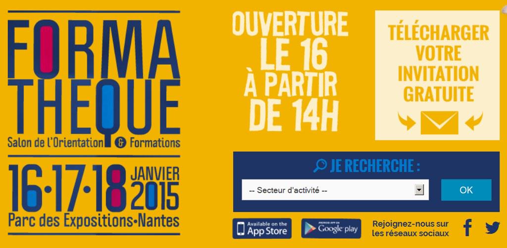 PoliceNat44's tweet photo. Salon étudiants @Formatheque à #Nantes : visitez le stand de @PNationale44 !
#formation #PostBac http://t.co/AQ6dQ4O9cm