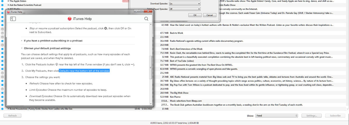 bbox's tweet image. Quick question: Can ANYONE show me where the Defaults button is at the bottom left of the iTunes window? #iTunesHelp