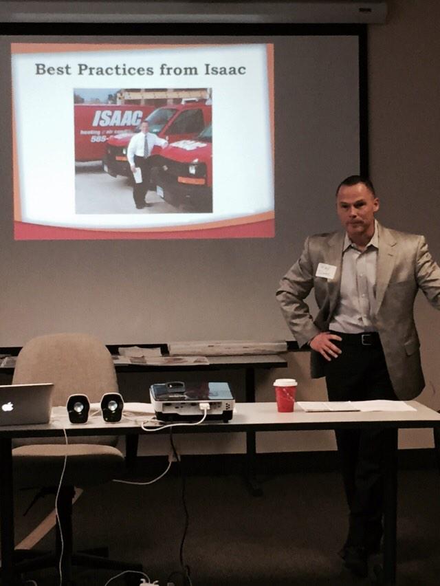RochesterChambr's tweet photo. Ray Isaac of @IsaacHeating presented how distracted driving relates to his employees and safety. http://t.co/wGG2hkPSGL