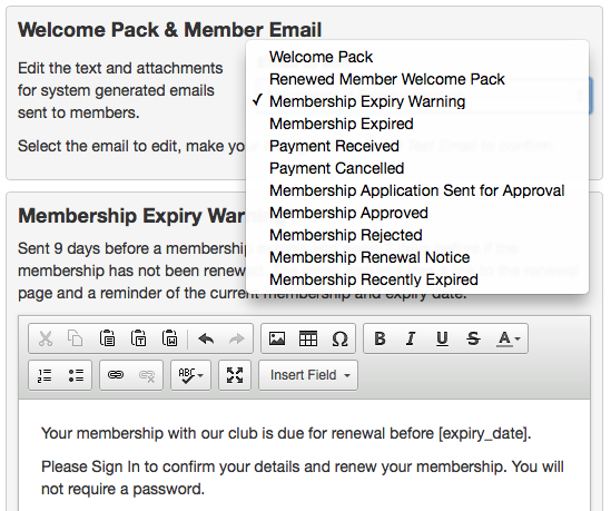 membermojo's tweet photo. Our first release for 2015. Modify text and attachments for all emails sent to members. https://t.co/6Vh7EfGcDo http://t.co/VALsNrdxRX