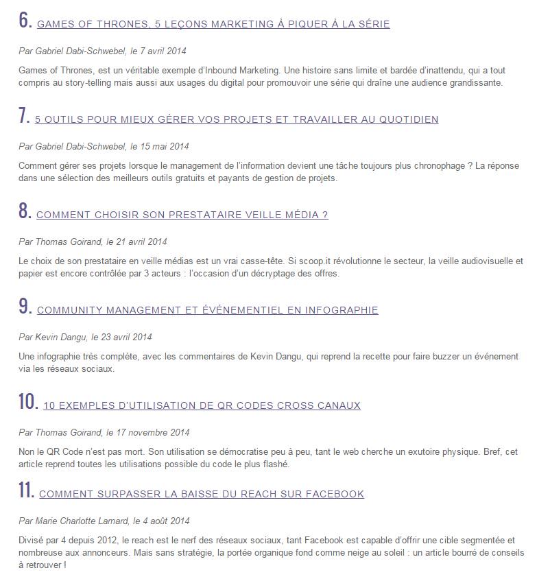 FranckyPedia's tweet image. [#BestOf2014 #1m30] - Best-of 2014 : les 15 meilleurs articles du blog 1min30 : bit.ly/1yqVAEO via @1min30