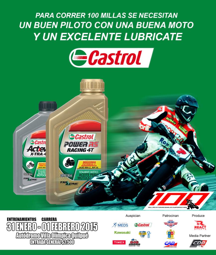 react_sports's tweet photo. Ven a disfrutar las 100 Millas Internacionales de Supermotard este 1º febrero en Quilpué junto a @Castrol http://t.co/k98flzNgTn