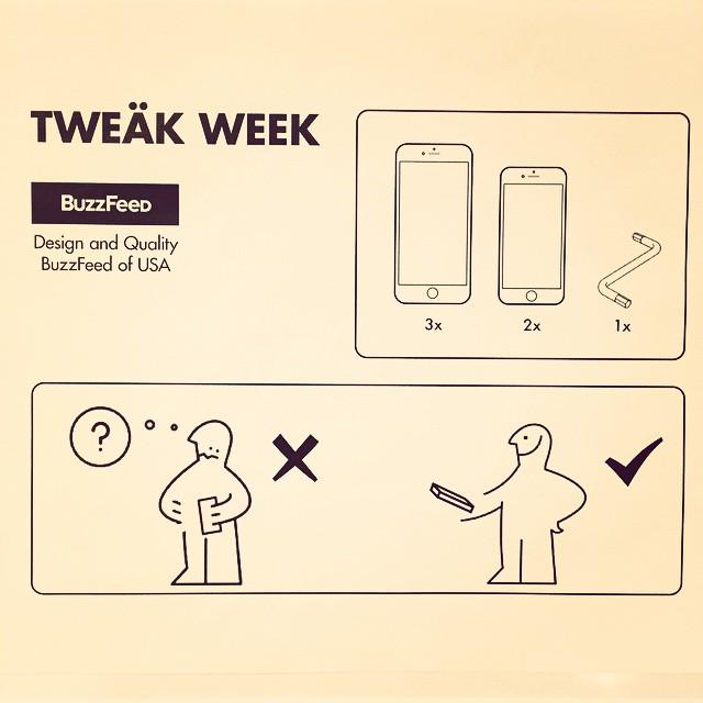 BuzzFeedProduct's tweet photo. We're coming to the end of #tweakweek for the BuzzFeed iOS team. http://t.co/38i3g7JLqk