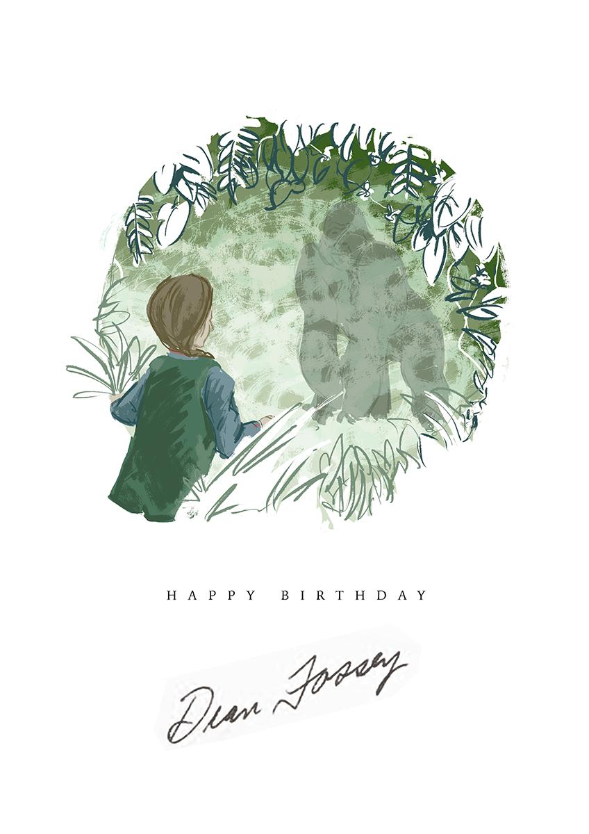 Today would be the 83rd Birthday of Dian Fossey - 
