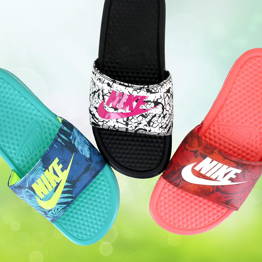 Colorful #Nike slides coming #Spring 