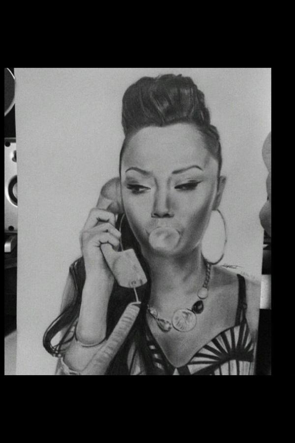 LittleMix's tweet photo. Wow @ZivkaFilipovic this is some wicked #LittleMixFanArt!! Got some attitude in this pic haha love it! <3 Leigh x http://t.co/hscApVhq0u