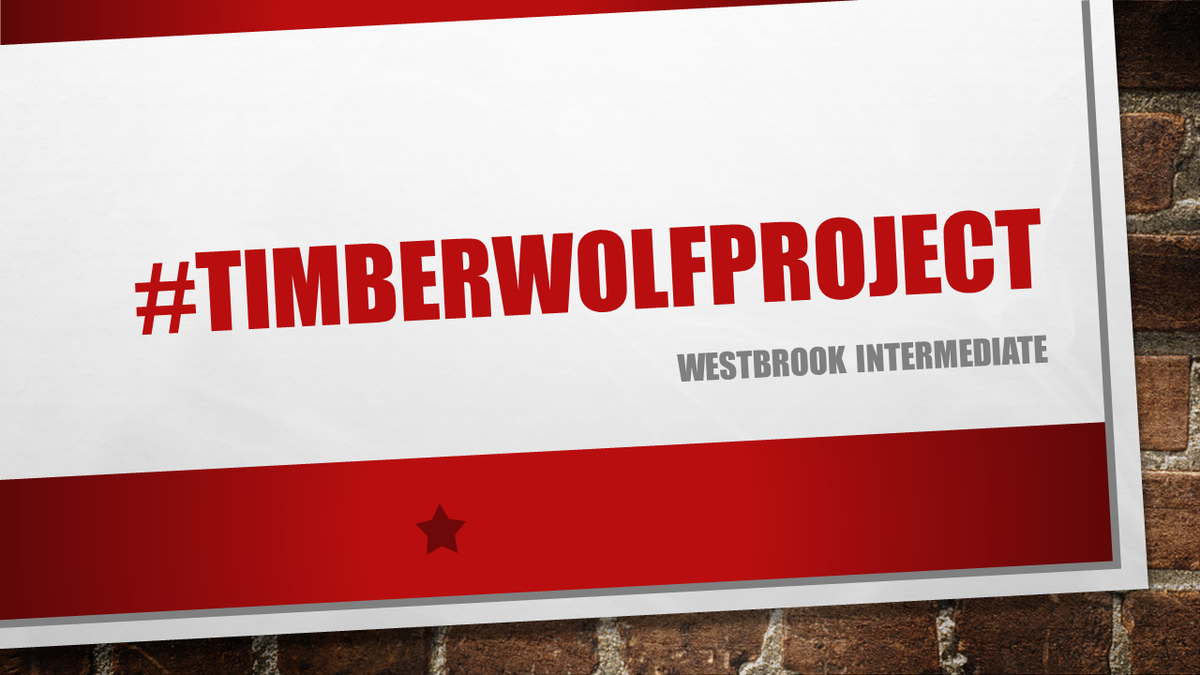 R_PetersonEdu's tweet photo. @WBI_Timberwolf @Caples_WBI We are so excited to go undercover with the #TimberwolfProject! Bring on the 1st mission! http://t.co/KCfFtyhJUX