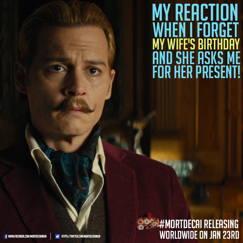 Mortdecai India tweet media