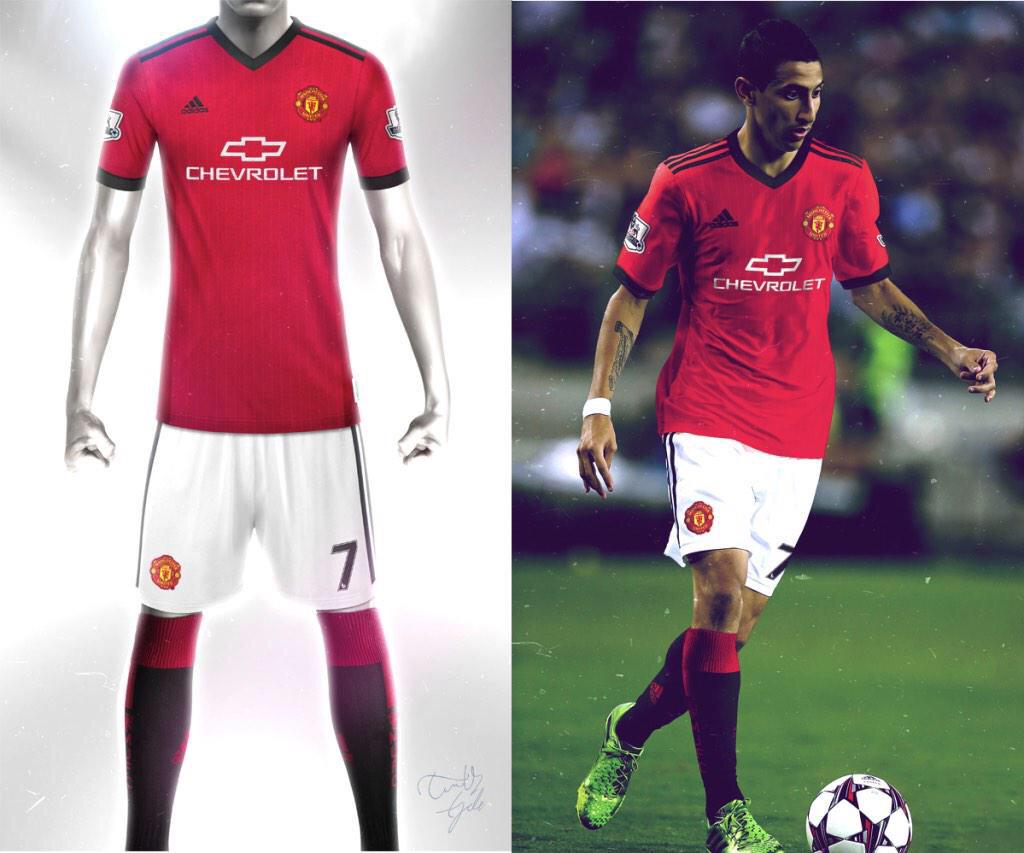 deapontoh's tweet photo. Slim fit ya kalo dimaria yg pake:') "@ManchReds: Bocoran : Kembali muncul bocoran jersey United musim depan. . http://t.co/M2is8AChdI"