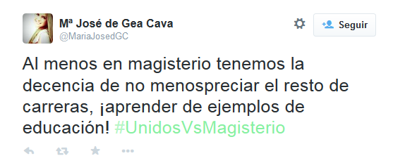 Abel_Kills's tweet photo. El día que enseñaron a conjugar el imperativo en la carrera faltó a clase. #UnidosVsMagisterio http://t.co/q3zmtoQ2v6