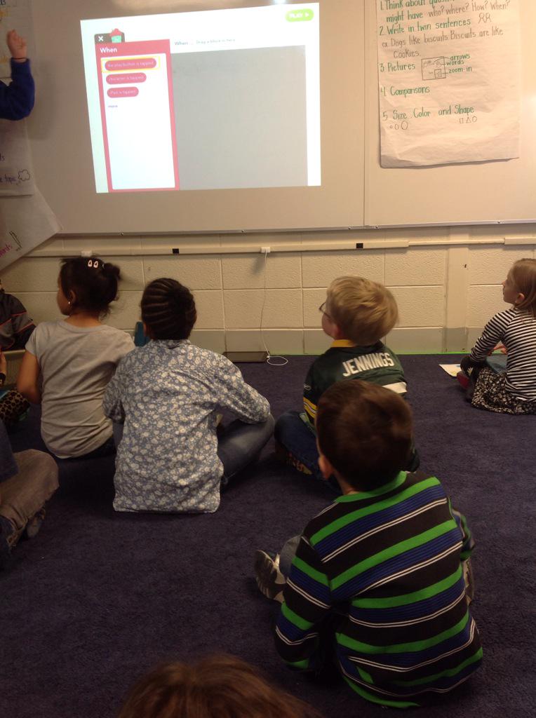 TeamExploreWAWM's tweet photo. Hopscotch is a great app for us to develop our coding skills #STEM #HourOfCode http://t.co/Gz9zQSJCjR