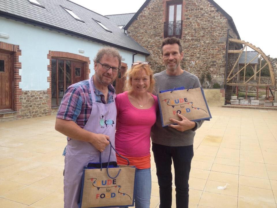 <a href="/oliverpeyton/">oliver peyton</a> and @cornisharcuteri showcasing some of the best British cured meats on @BBCFoodandDrink #BudeForFood