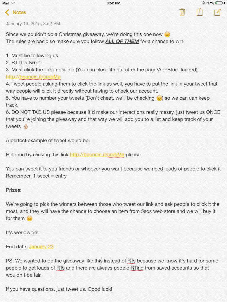 DMsAndHelp's tweet image. 5sos giveaway. Open worlwide
Read all the rules to enter
End date: January 23
THE LINK IS IN OUR BIO 😊