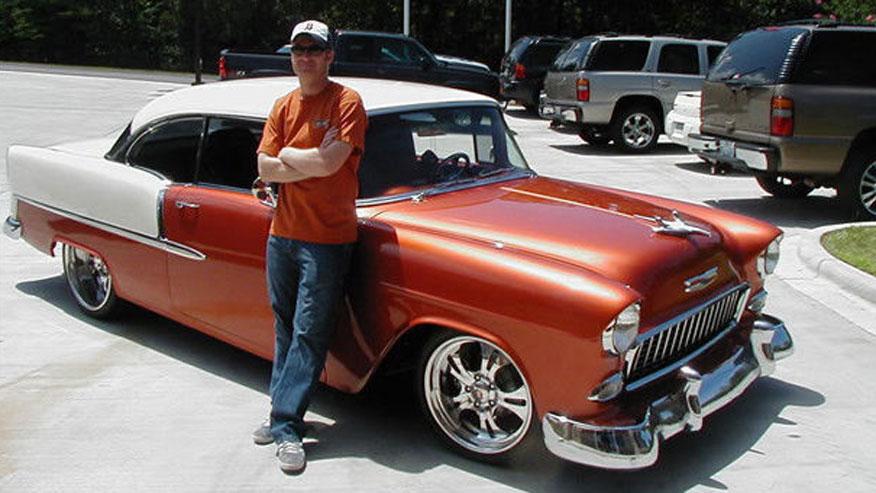 Dale Jr. selling his 'Funky' classic 1955 Chevy Bel Air. 