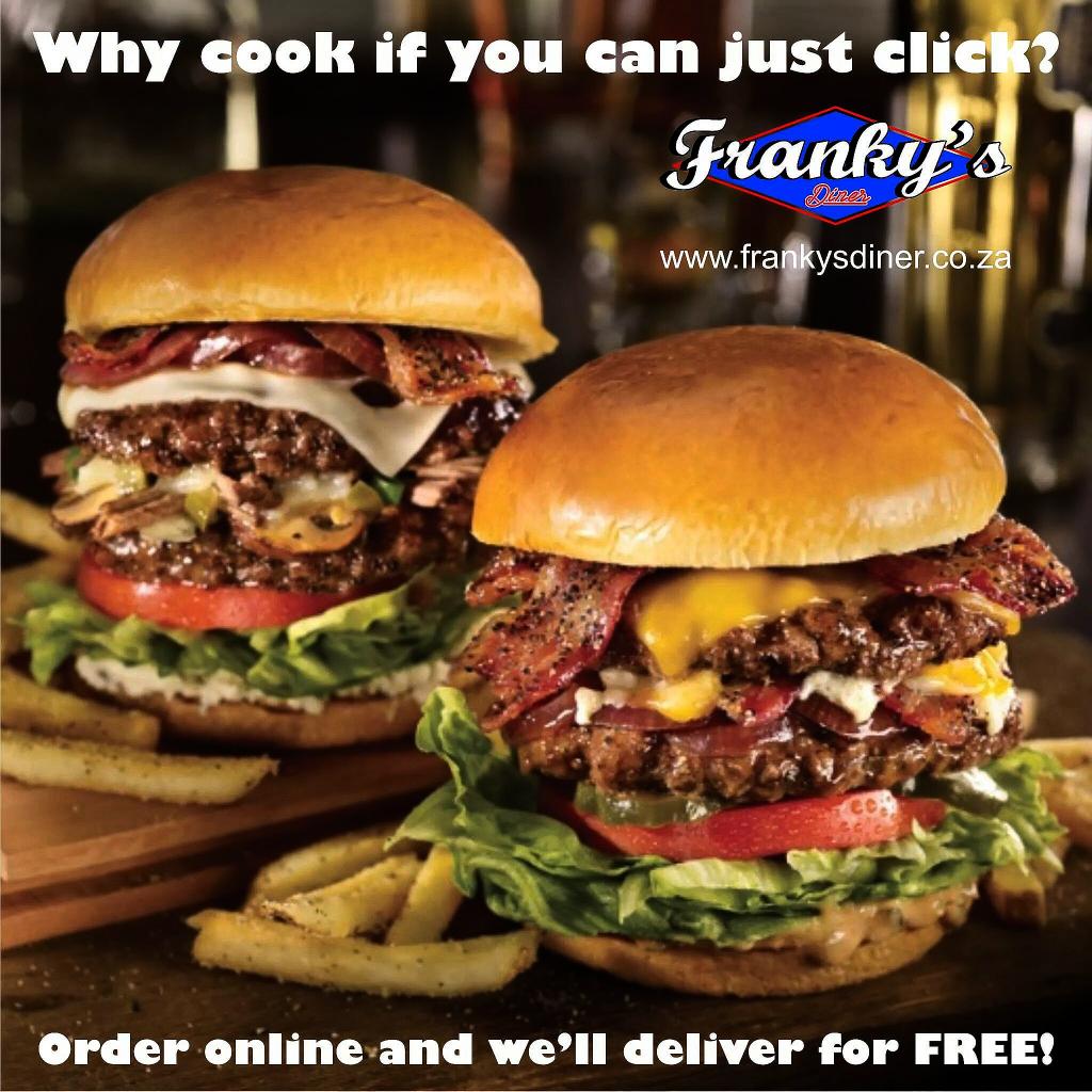 ladyxonvocals's tweet photo. That burger looks scary RT @FrankysDinerSP: We deliver for FREE until 2am seven days a week! http://t.co/vg48UZabN4