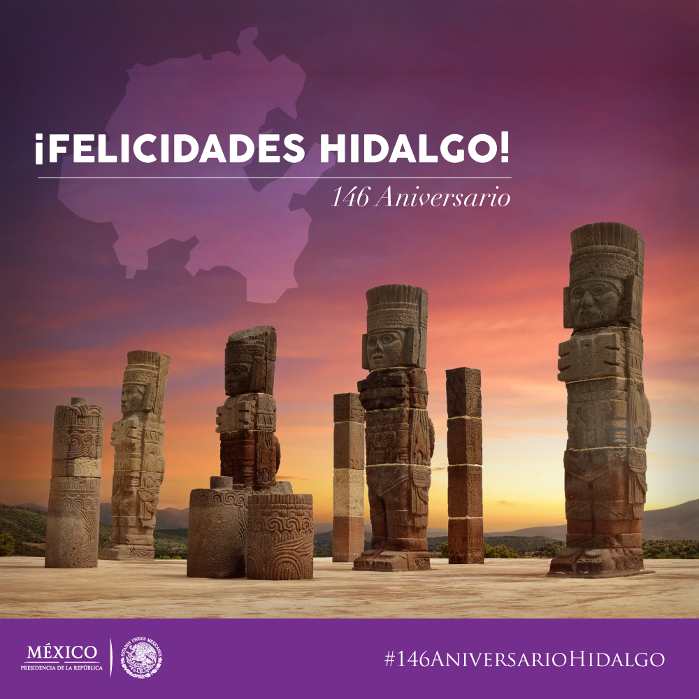 PresidenciaMX's tweet photo. ¡ Felicidades Hidalgo! En su #146AniversarioHidalgo http://t.co/ZgnnqpBUYW  #NuestroMéxico
