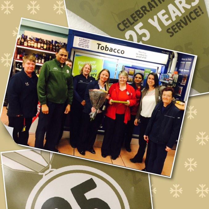 Celebrating 25 years service with Lil 
Thank You for all your hard work and commitment @Doyle123mac <a href="/Kerrysheward/">Kerry Sheward</a>