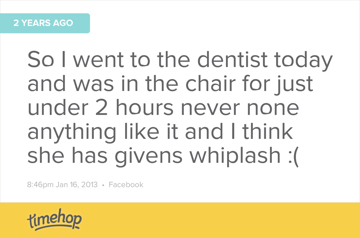 vickyimrie27's tweet photo. Just been dentist again how strange http://t.co/RWTmf5CX9r http://t.co/NG4PQS8Ou3